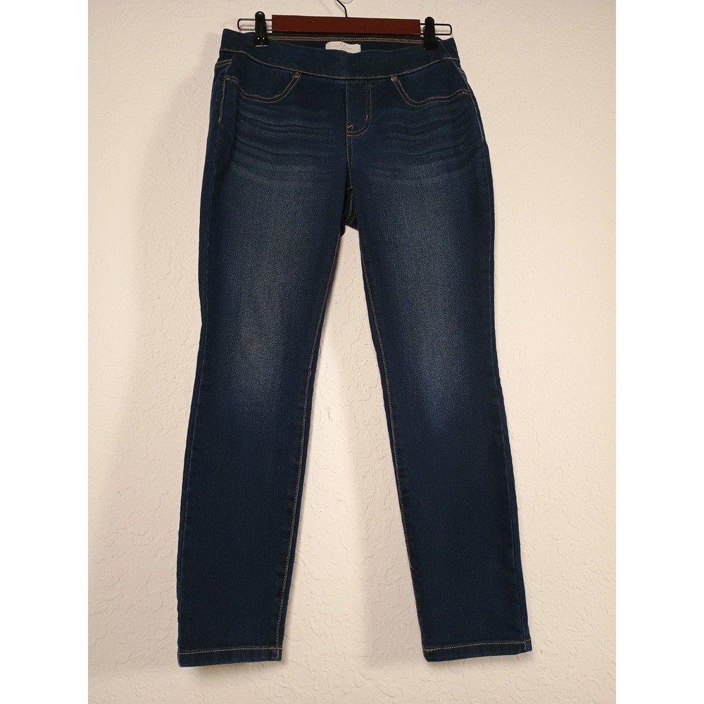 New‎ Directions Flex Stretch Skinny Women's Petite 4 Short Denim Blue Jeans